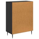vidaXL Servírovacia skriňa Čierna 66 x 34,5 x 89,5 cm Kompozitné drevo – Obrázok 8