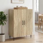 vidaXL Servírovacia skriňa Dub sonoma 66 x 34,5 x 89,5 cm – Obrázok 4
