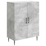 vidaXL Servírovacia skriňa Betónovo sivá 66 x 34,5 x 89,5 cm – Obrázok 2