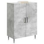 vidaXL Servírovacia skriňa Betónovo sivá 66 x 34,5 x 89,5 cm – Obrázok 3