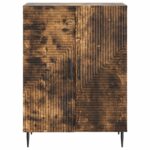 vidaXL Servírovacia skriňa Dymový dub 66 x 34,5 x 89,5 cm – Obrázok 6