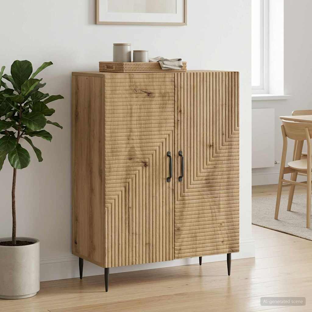 894824_1.jpg vidaXL Servírovacia skriňa Dub artisan 66 x 34,5 x 89,5 cm – Obrázok 1