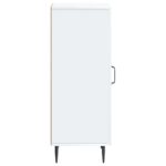 vidaXL Servírovacia skriňa Biela 33 x 34,5 x 89,5 cm Kompozitné drevo – Obrázok 7