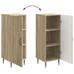 vidaXL Servírovacia skriňa Dub sonoma 33 x 34,5 x 89,5 cm – Obrázok 11