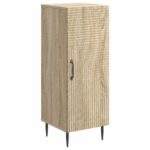 vidaXL Servírovacia skriňa Dub sonoma 33 x 34,5 x 89,5 cm – Obrázok 2