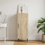 vidaXL Servírovacia skriňa Dub sonoma 33 x 34,5 x 89,5 cm – Obrázok 4