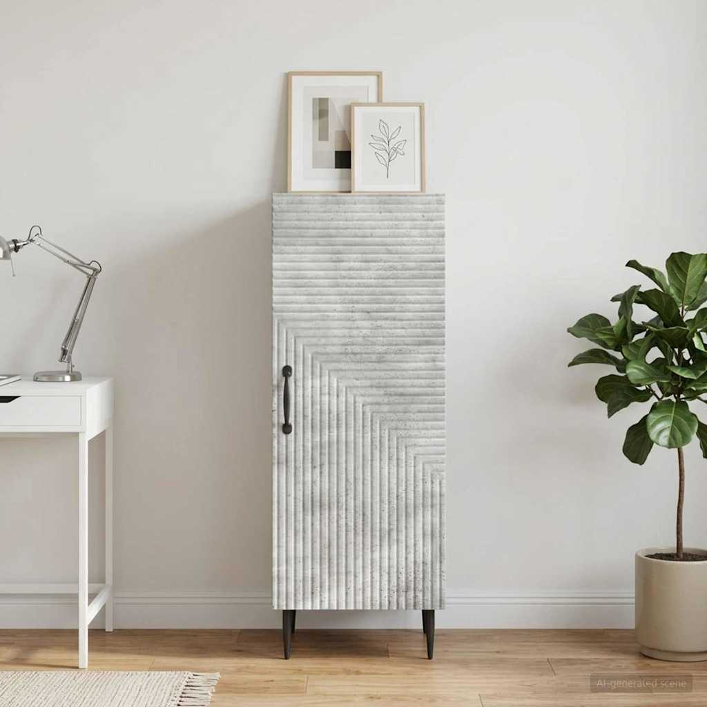 894828_1.jpg vidaXL Servírovacia skriňa Betónovo sivá 33 x 34,5 x 89,5 cm – Obrázok 1