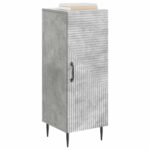 vidaXL Servírovacia skriňa Betónovo sivá 33 x 34,5 x 89,5 cm – Obrázok 3