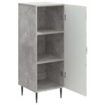 vidaXL Servírovacia skriňa Betónovo sivá 33 x 34,5 x 89,5 cm – Obrázok 5