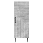 vidaXL Servírovacia skriňa Betónovo sivá 33 x 34,5 x 89,5 cm – Obrázok 6