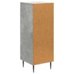 vidaXL Servírovacia skriňa Betónovo sivá 33 x 34,5 x 89,5 cm – Obrázok 8