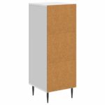 vidaXL Servírovacia skriňa Biela s vysokým leskom 33 x 34,5 x 89,5 cm – Obrázok 8