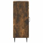 vidaXL Servírovacia skriňa Dymový dub 33 x 34,5 x 89,5 cm – Obrázok 7