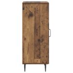 vidaXL Servírovacia skriňa Staré drevo 33 x 34,5 x 89,5 cm – Obrázok 7