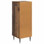 vidaXL Servírovacia skriňa Staré drevo 33 x 34,5 x 89,5 cm – Obrázok 8