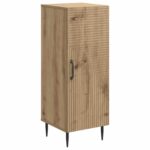 vidaXL Servírovacia skriňa Dub artisan 33 x 34,5 x 89,5 cm – Obrázok 2