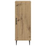 vidaXL Servírovacia skriňa Dub artisan 33 x 34,5 x 89,5 cm – Obrázok 6