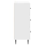 vidaXL Zásuvkový kabinet Biela 66 x 34,5 x 89,5 cm Kompozitné drevo – Obrázok 5