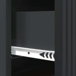 vidaXL Zásuvkový kabinet Čierna 66 x 34,5 x 89,5 cm Kompozitné drevo – Obrázok 8