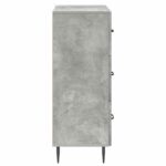 vidaXL Zásuvkový kabinet Betónovo sivá 66 x 34,5 x 89,5 cm – Obrázok 5