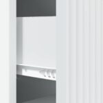 vidaXL Zásuvkový kabinet Biela 33 x 34,5 x 89,5 cm Kompozitné drevo – Obrázok 8