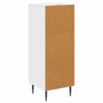 vidaXL Zásuvkový kabinet Biela s vysokým leskom 33 x 34,5 x 89,5 cm – Obrázok 6