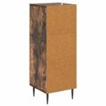 vidaXL Zásuvkový kabinet Dymový dub 33 x 34,5 x 89,5 cm – Obrázok 6