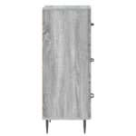 vidaXL Zásuvkový kabinet Sivá sonoma 33 x 34,5 x 89,5 cm – Obrázok 5