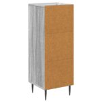 vidaXL Zásuvkový kabinet Sivá sonoma 33 x 34,5 x 89,5 cm – Obrázok 6