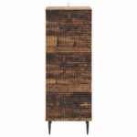 vidaXL Zásuvkový kabinet Staré drevo 33 x 34,5 x 89,5 cm – Obrázok 4