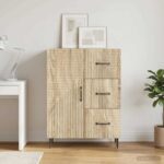 vidaXL Servírovacia skriňa so zásuvkou Dub sonoma 66 x 34,5 x 89,5 cm – Obrázok 4