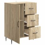 vidaXL Servírovacia skriňa so zásuvkou Dub sonoma 66 x 34,5 x 89,5 cm – Obrázok 5