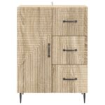 vidaXL Servírovacia skriňa so zásuvkou Dub sonoma 66 x 34,5 x 89,5 cm – Obrázok 6