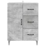 vidaXL Servírovacia skriňa Betónovo sivá 66 x 34,5 x 89,5 cm – Obrázok 6