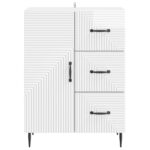 vidaXL Servírovacia skriňa Biela s vysokým leskom 66 x 34,5 x 89,5 cm – Obrázok 6