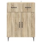 vidaXL Servírovacia skriňa so zásuvkou Dub sonoma 66 x 34,5 x 89,5 cm – Obrázok 6