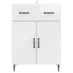 vidaXL Servírovacia skriňa Biela s vysokým leskom 66 x 34,5 x 89,5 cm – Obrázok 6