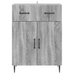 vidaXL Servírovacia skriňa so zásuvkou Sivá sonoma 66 x 34,5 x 89,5 cm – Obrázok 6