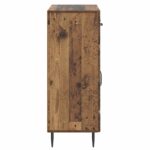vidaXL Servírovacia skriňa so zásuvkou Staré drevo 66 x 34,5 x 89,5 cm – Obrázok 7