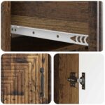 vidaXL Servírovacia skriňa so zásuvkou Staré drevo 66 x 34,5 x 89,5 cm – Obrázok 9