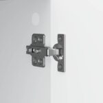 vidaXL Servírovacia skriňa Biela 89 x 34,5 x 80 cm Kompozitné drevo – Obrázok 9
