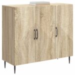 vidaXL Servírovacia skriňa Dub sonoma 89 x 34,5 x 80 cm – Obrázok 3