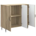vidaXL Servírovacia skriňa Dub sonoma 89 x 34,5 x 80 cm – Obrázok 5