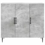 vidaXL Servírovacia skriňa Betónovo sivá 89 x 34,5 x 80 cm – Obrázok 6