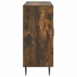 vidaXL Servírovacia skriňa Dymový dub 89 x 34,5 x 80 cm – Obrázok 7