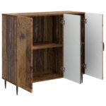 vidaXL Servírovacia skriňa Staré drevo 89 x 34,5 x 80 cm – Obrázok 5