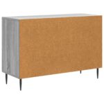 vidaXL Servírovacia skriňa so zásuvkou Sivá sonoma 89 x 34,5 x 60 cm – Obrázok 8