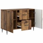 vidaXL Servírovacia skriňa so zásuvkou Staré drevo 89 x 34,5 x 60 cm – Obrázok 5