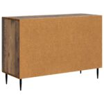 vidaXL Servírovacia skriňa so zásuvkou Staré drevo 89 x 34,5 x 60 cm – Obrázok 8