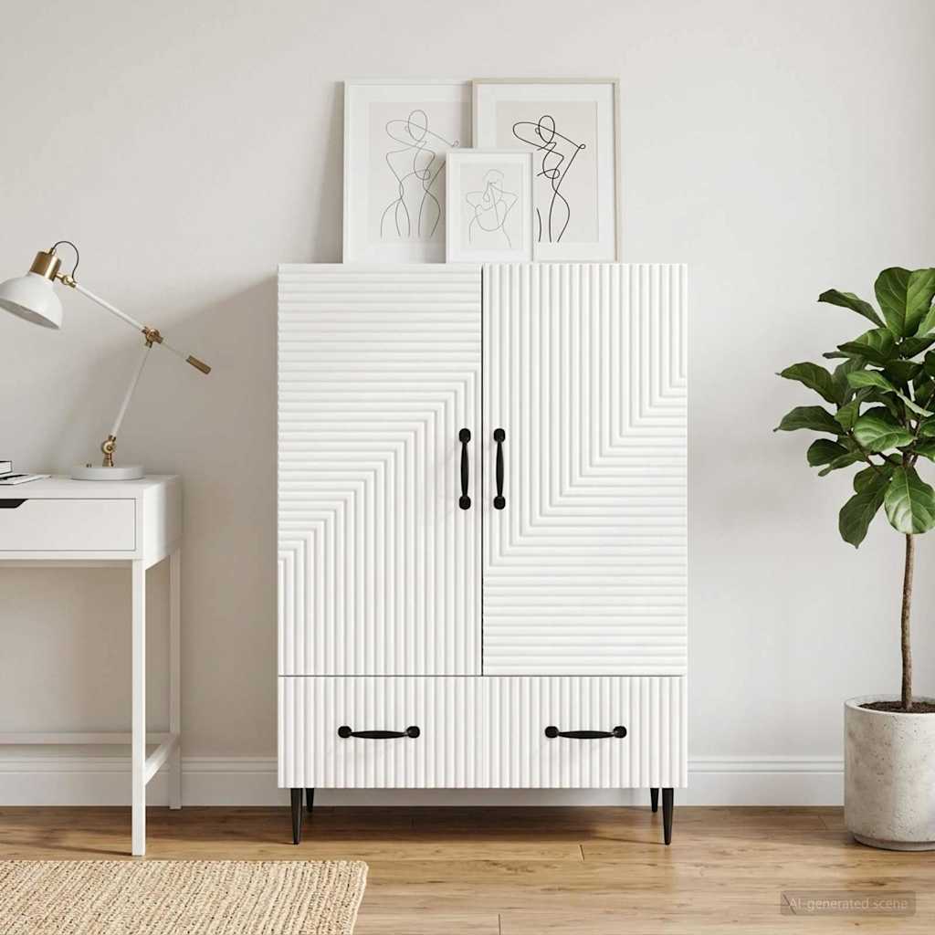894895_1.jpg vidaXL Servírovacia skriňa Biela 66 x 34,5 x 95 cm Kompozitné drevo – Obrázok 1